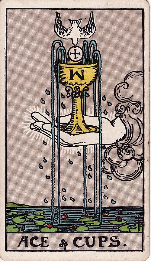 Ace of Cups, Rider-Waite-Smith tarot card