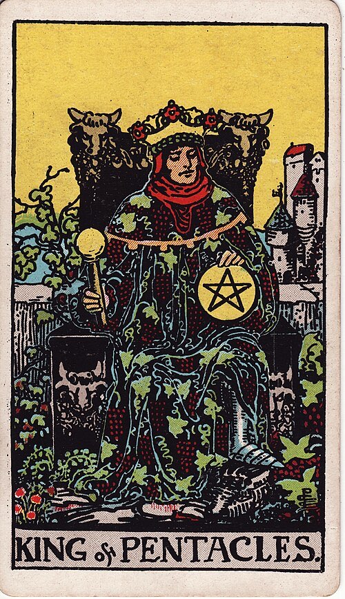 King of Pentacles, Rider-Waite-Smith tarot card