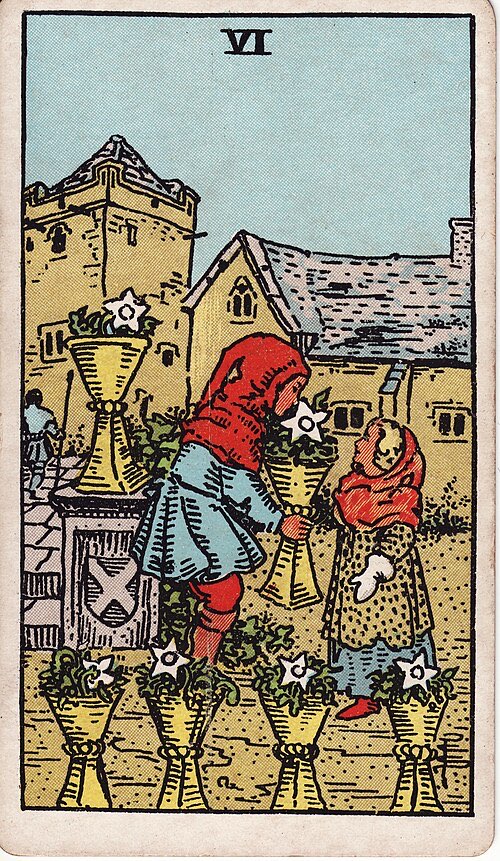 Six of Cups, Rider-Waite-Smith tarot card