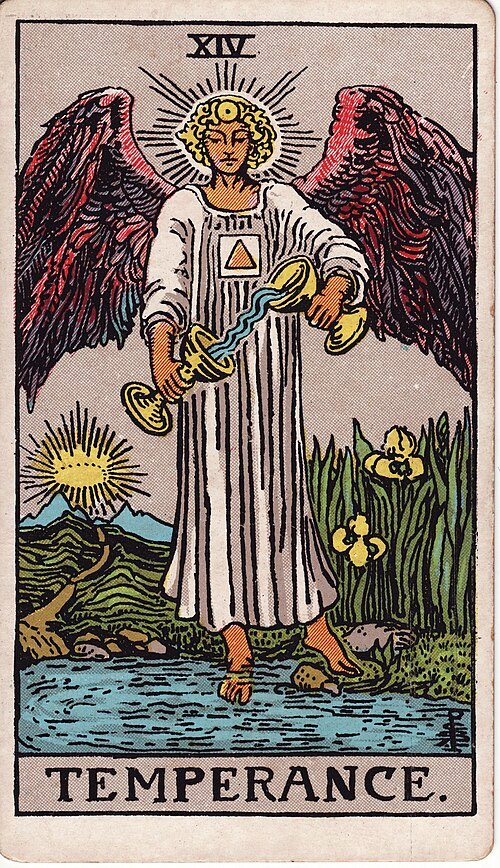 Temperance, Rider-Waite-Smith tarot card