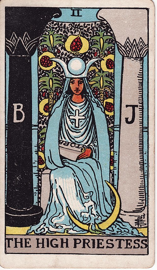 The High Priestess, Rider-Waite-Smith tarot card